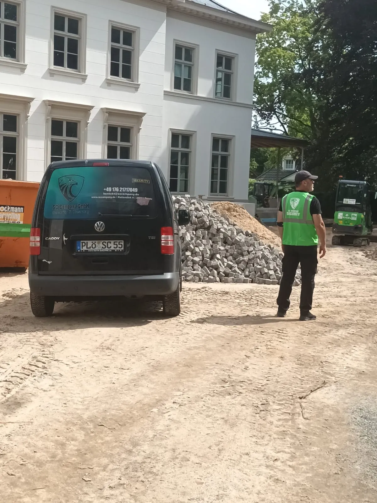 Baustellenbewachung an einem Objekt in Kiel